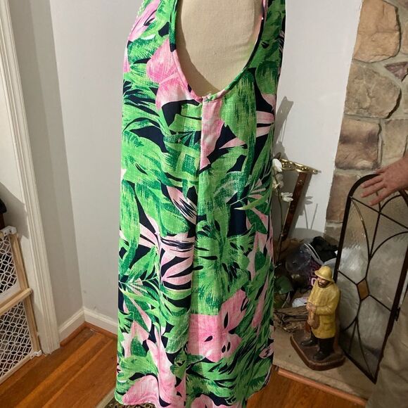 PEACH LOVE California Floral Sleeveless Dress / SZ SMALL - Picture 3 of 7